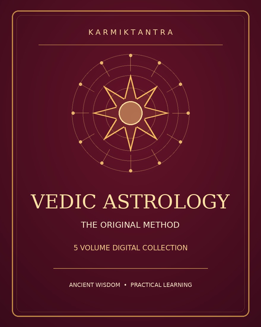 Karmiktantra Vedic Astrology five volume collection