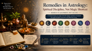 Remedies in Astrology: Spiritual Discipline, Not Magic Shortcut