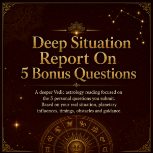 Deep Situation report On 5 Questions